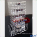 Clear Spinning Acrylic Lipstick and Powder Holder Organizer